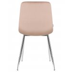 Стул обеденный DOBRIN ALEX (хром ножки, мокко велюр (V108-104),)