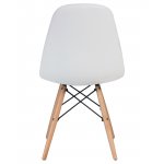 Стул обеденный DOBRIN BENNET (ножки светлый бук, белый)