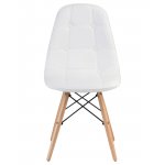 Стул обеденный DOBRIN BENNET (ножки светлый бук, белый)