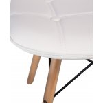 Стул обеденный DOBRIN BENNET (ножки светлый бук, белый)