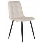 Стул обеденный DOBRIN CHILLY (Кремовый Holland 05, основание черное)