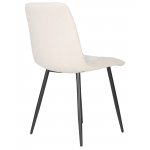 Стул обеденный DOBRIN CHILLY ROMBO (Бежевый Simple 44, основание черный)