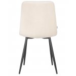 Стул обеденный DOBRIN CHILLY ROMBO (Бежевый Simple 44, основание черный)