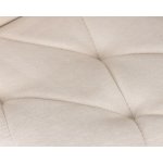 Стул обеденный DOBRIN CHILLY ROMBO (Бежевый Simple 44, основание черный)