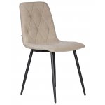 Стул обеденный DOBRIN CHILLY ROMBO (Капучино Simple 05, основание черное)