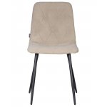 Стул обеденный DOBRIN CHILLY ROMBO (Капучино Simple 05, основание черное)