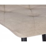 Стул обеденный DOBRIN CHILLY ROMBO (Капучино Simple 05, основание черное)