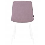 Стул обеденный DOBRIN CHILLY ROMBO (Лавандовый Simple 48, основание белый)