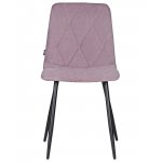 Стул обеденный DOBRIN CHILLY ROMBO (Лавандовый Simple 48, основание черное)