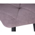 Стул обеденный DOBRIN CHILLY ROMBO (Лавандовый Simple 48, основание черное)