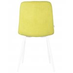 Стул обеденный DOBRIN CHILLY ROMBO (Лайм Simple 14, основание белый)