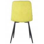 Стул обеденный DOBRIN CHILLY ROMBO (Лайм Simple 14, основание черное)