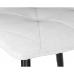 Стул обеденный DOBRIN CHILLY ROMBO (Светло-серый Simple 29, основание черный)