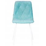 Стул обеденный DOBRIN CHILLY ROMBO (Тиффани Simple 51, основание белый)