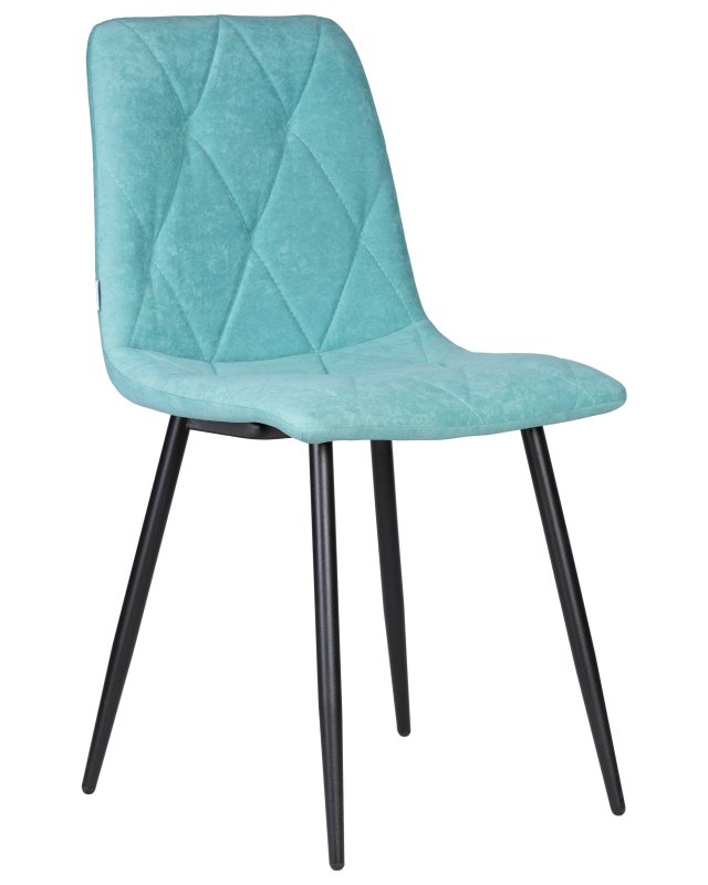 Стул обеденный DOBRIN CHILLY ROMBO (Тиффани Simple 51, основание черное)