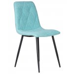 Стул обеденный DOBRIN CHILLY ROMBO (Тиффани Simple 51, основание черное)