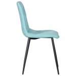 Стул обеденный DOBRIN CHILLY ROMBO (Тиффани Simple 51, основание черное)