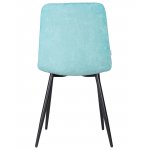 Стул обеденный DOBRIN CHILLY ROMBO (Тиффани Simple 51, основание черное)