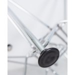 Стул обеденный DOBRIN DAW CHROME (ножки хром, цвет сиденья белый)