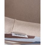 Стул обеденный DOBRIN MARKUS (ЭМАЛЬ ЧЕРНЫЙ МУАР ткань Candy Silver+Escada Ocean)