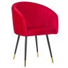 Стул обеденный DOBRIN MARY (малиновый велюр (1922-14))