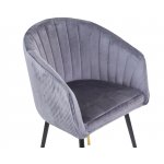 Стул обеденный DOBRIN MARY (серый велюр (1922-19))