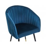 Стул обеденный DOBRIN MARY (синий велюр (1922-20))