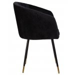 Стул обеденный DOBRIN MARY (черный велюр (1922-21))