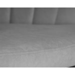 Стул обеденный DOBRIN NAOMI (ЭМАЛЬ ЧЕРНЫЙ МУАР велюр Catania Stone)