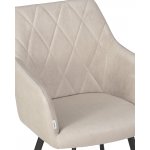 Стул обеденный DOBRIN ROBY (ЭМАЛЬ ЧЕРНЫЙ МУАР велюр Catania Humus)