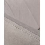 Стул обеденный DOBRIN ROBY (ЭМАЛЬ ЧЕРНЫЙ МУАР велюр Catania Humus)