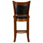 Стул полубарный DOBRIN GARRY COUNTER (шоколад, черный)