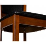 Стул полубарный DOBRIN GARRY COUNTER (шоколад, черный)