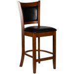 Стул полубарный DOBRIN GARRY COUNTER (шоколад, черный)