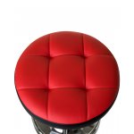 Табурет барный DOBRIN BRUNO (красно-чёрный)