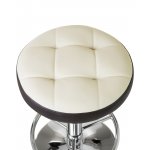Табурет барный DOBRIN BRUNO (кремово-коричневый)