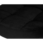 Табурет барный DOBRIN BRUNO GOLD (черный велюр (MJ9-101))