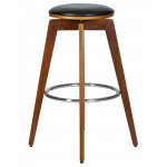 Табурет барный DOBRIN TOM'77 (цвет черный глянец PU ABD 002)