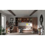 Шкаф навесной Nature 81, дуб табачный