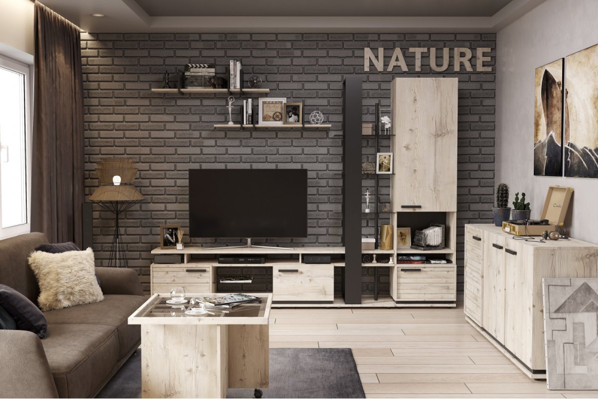 Гостиная Nature. Комплект 3, гаскон пайн