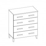 Комод Норвуд 455