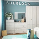 Комод Sherlock 6, ясень светлый