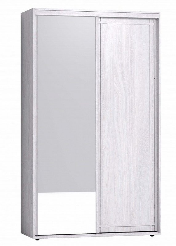 Шкаф-купе с зеркалом Sherlock 303 Ясень анкор светлый