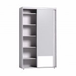 Шкаф-купе с зеркалом Sherlock 303 Ясень анкор светлый