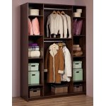 Шкаф для одежды и белья Sherlock 60, орех