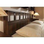 Кровать с ортопедическим основанием (дерево) Sherlock 48 Люкс 140х200, орех