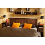 Кровать с ортопедическим основанием (металл) Sherlock 42 160х200, орех