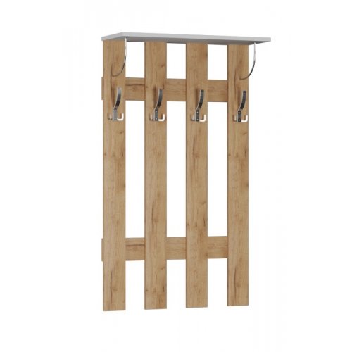 Вешалка Ямайка ЯПВ-1, дуб крафт/белый