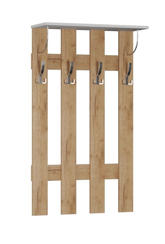 Вешалка Ямайка ЯПВ-1, дуб крафт/белый