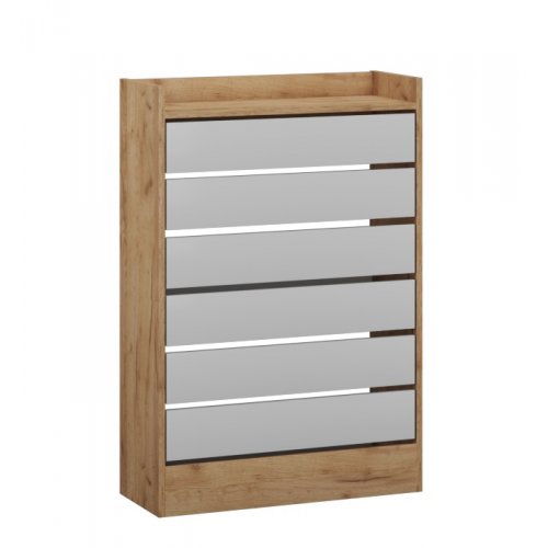 Обувница закртыая Ямайка ЯПТ-2, дуб крафт/белый